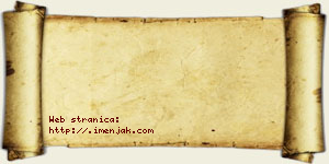 Omilj Erčevac vizit kartica